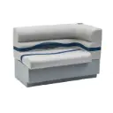 45" Left Premium Corner Bench Pontoon Seats