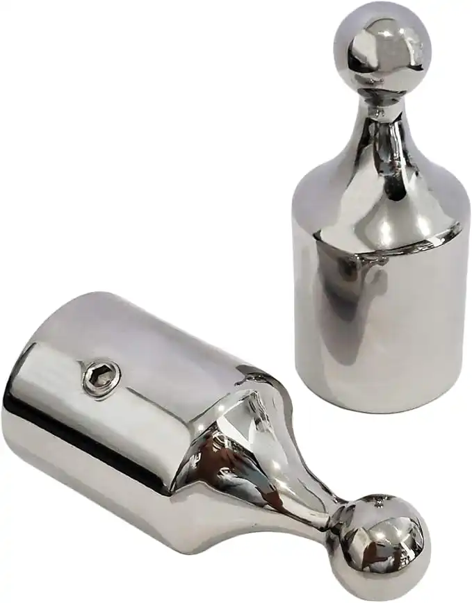 STAINLESS BALL & SOCKET CAP 7/8' TUBING