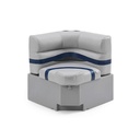 Premium Corner Pontoon Boat Seats (28")