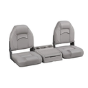 52" High Back Bench Seat with Storage Console