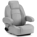 DISCONTINUED Reclining Pontoon Captain's Chair - 11" Pedestal w/ Seat Slider