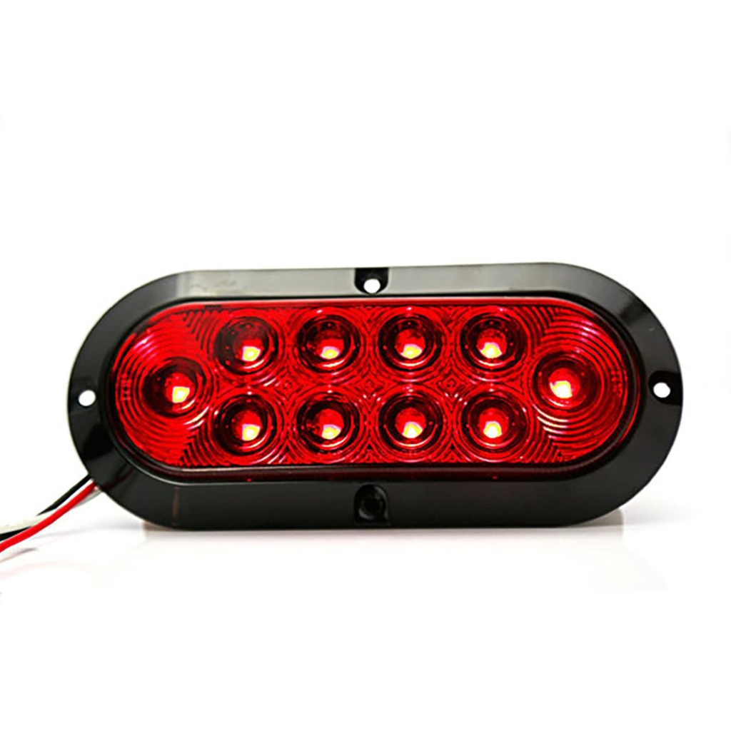 DeckMate 6" Red Oval Pontoon Trailer Light