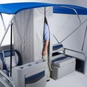 Pontoon Boat Changing Room (Drop Down Curtain w/ Zipper)