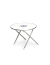 Folding Aluminum and Melamine Round Boat Table (24" W x 20"H) 