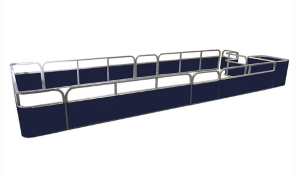 21'8" Sundeck Stern Entry Fence Package