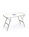 Folding Aluminum and Melamine Top Boat Table (20" x 34" x 24")